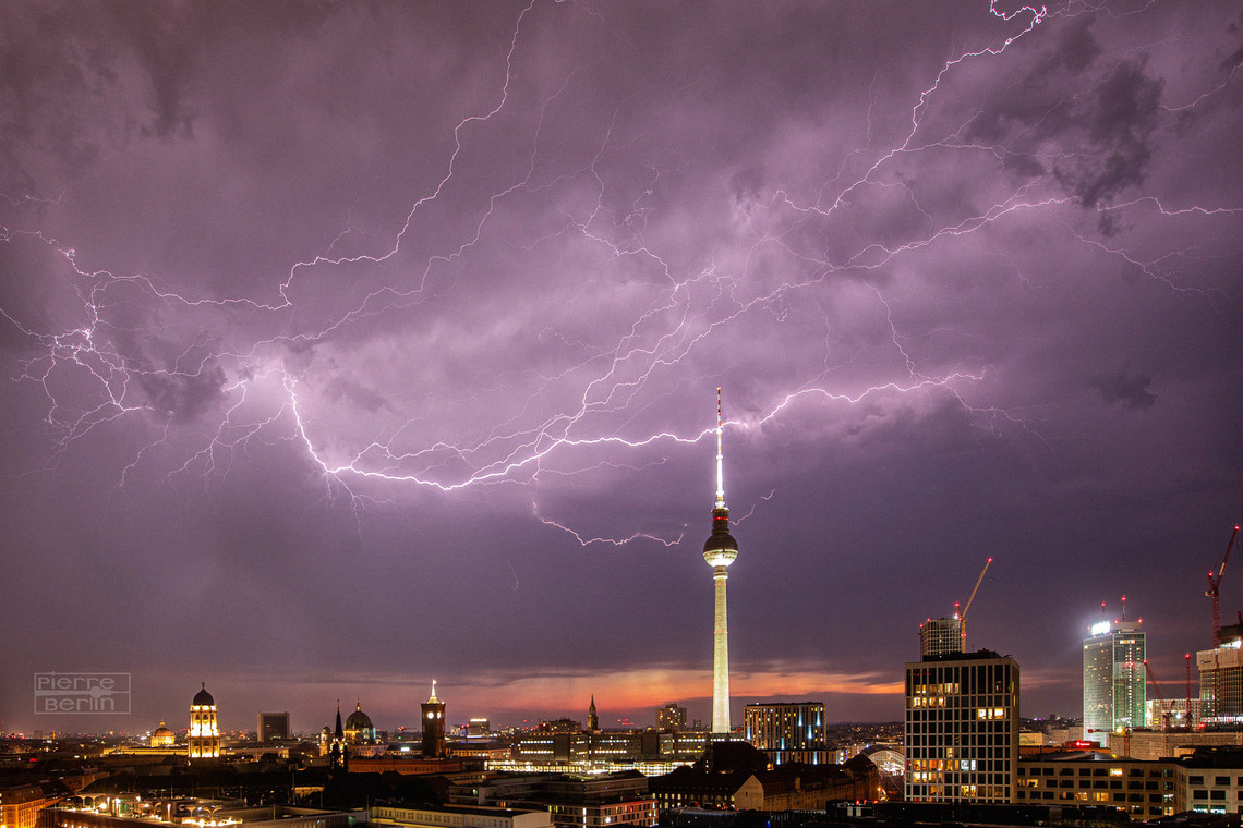Lightnings during the thunderstorm June 27th 2026 Lightnings during the thunderstorm June 27th 2026